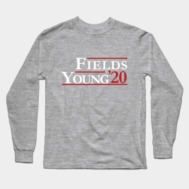 Fields & Young For President Long Sleeve T-Shirt by Parkeit